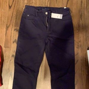 Brand new with tags blue denim jeans, slim fit.